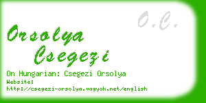 orsolya csegezi business card